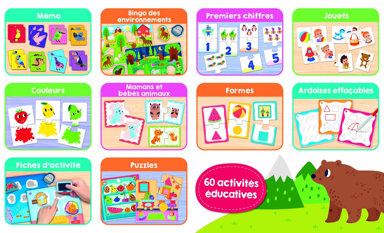 Carotina baby 60 jeux multicolore