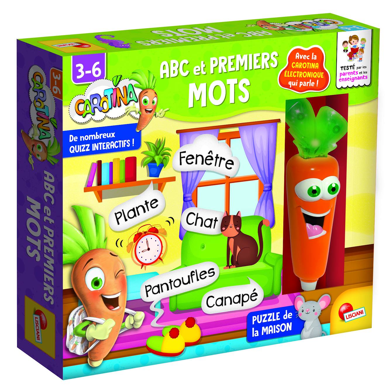 Carotina stylo parlant abc & premiers mots multicolore