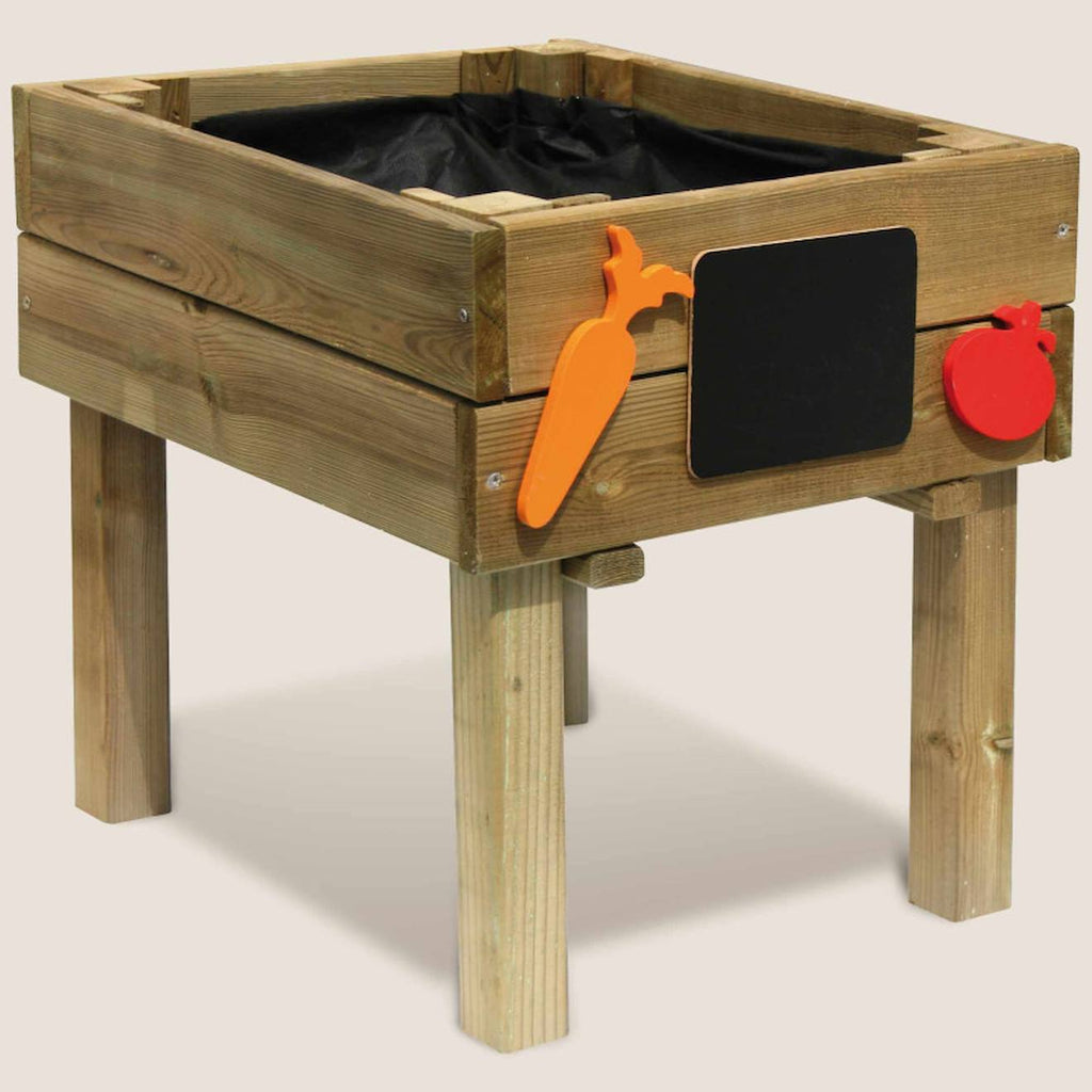 Carré potager bois 26l enfant marguerite marron