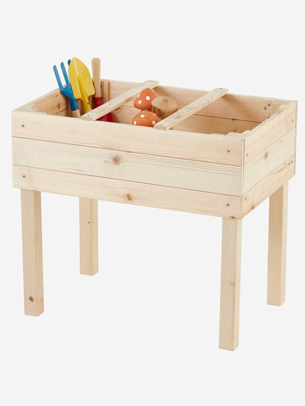 Carré potager en bois beige