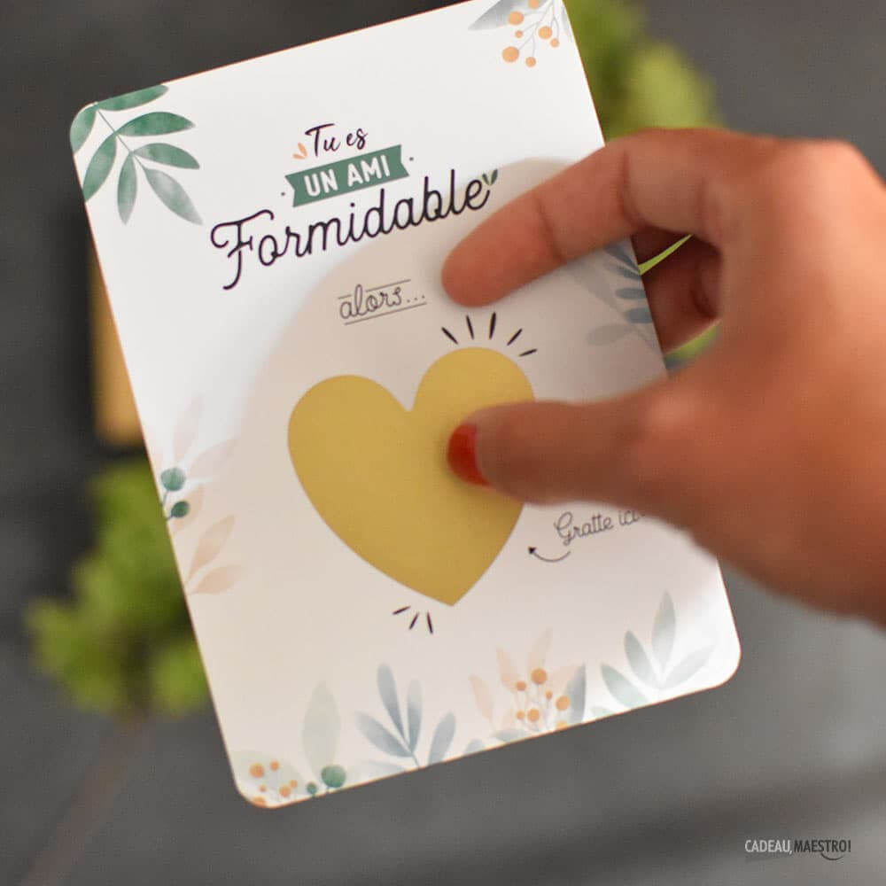 Carte à Gratter "Veux-tu être Mon Parrain ?" - Cadeau pour son Parrain CadoMaestro