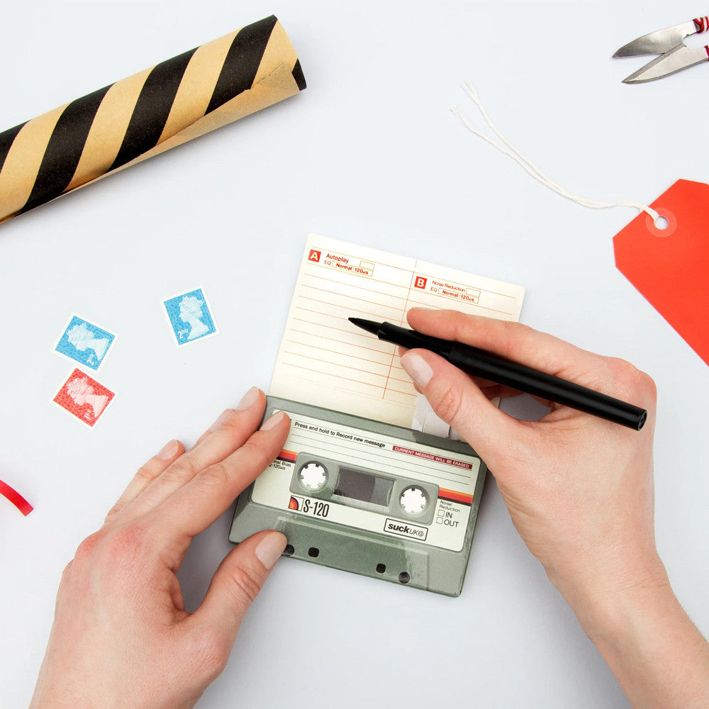 Carte à Message Audio Personnalisable Cassette - Carte Anniversaire