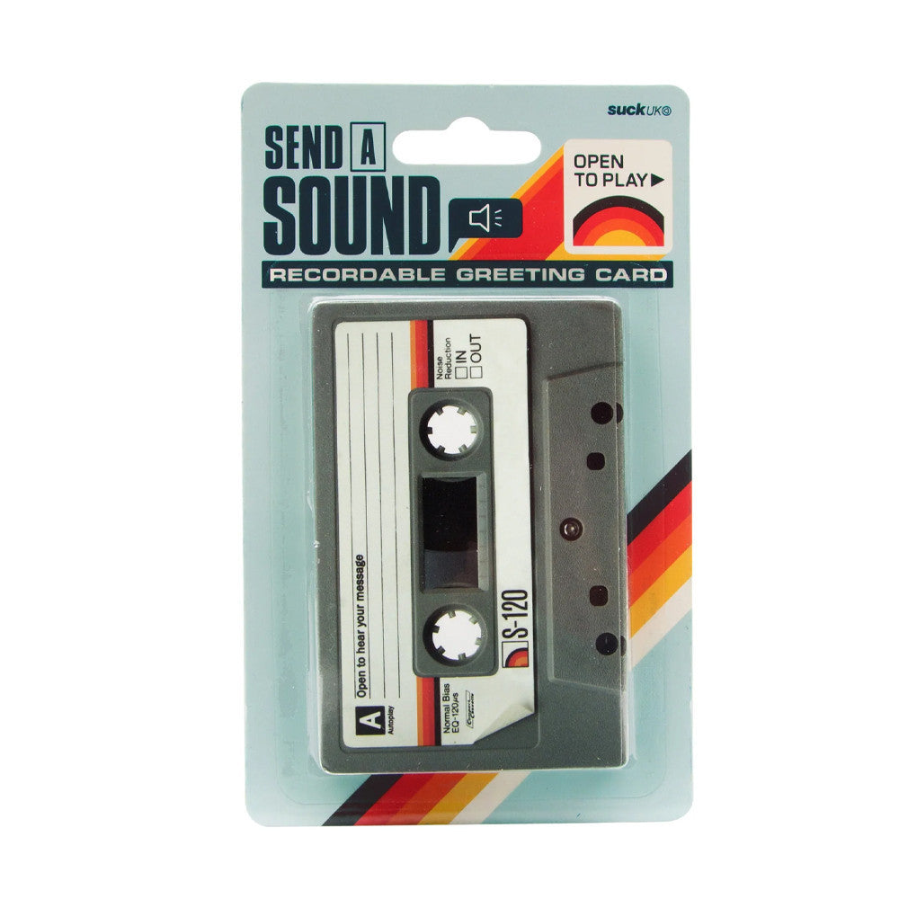 Carte à Message Audio Personnalisable Cassette - Carte Anniversaire