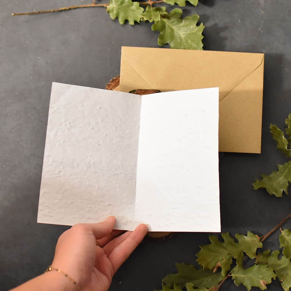 Carte à Planter "Je t'aime Maman" Fleurs - Carte Anniversaire CadoMaestro