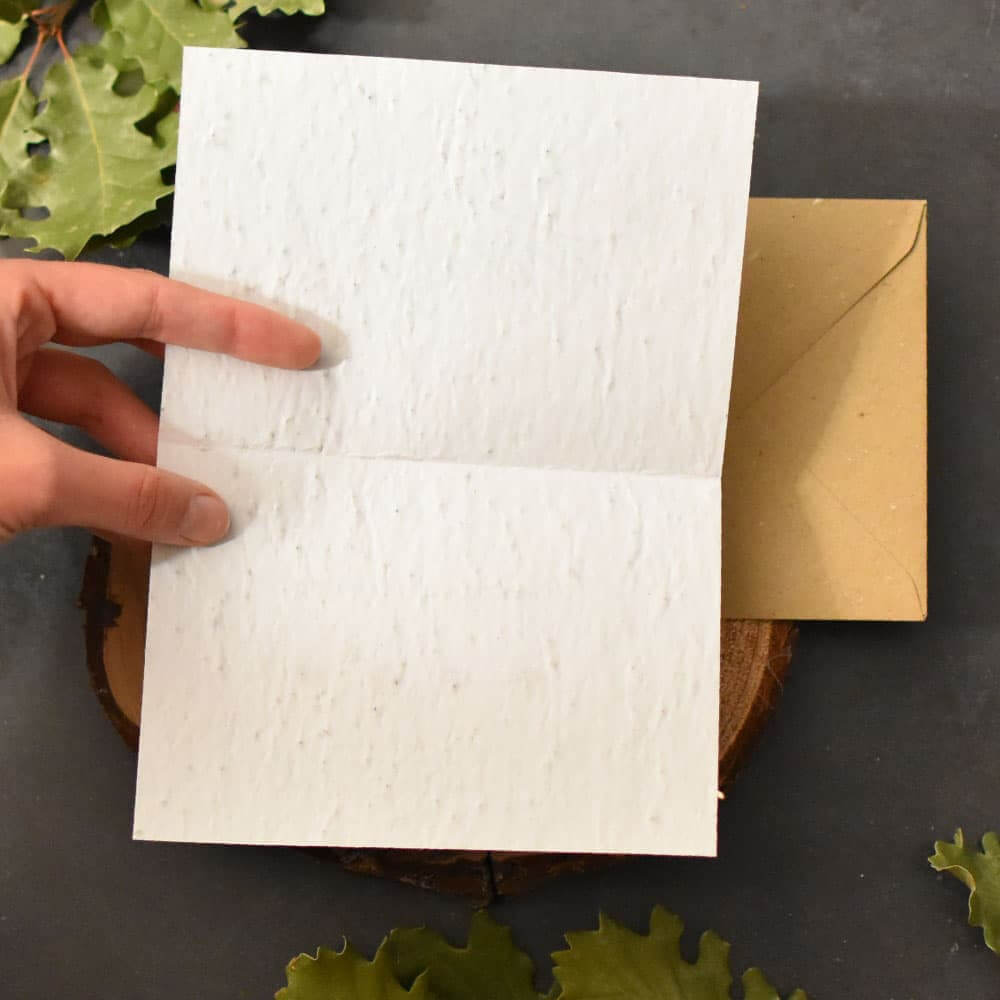 Carte à Planter Remerciements - Carte Anniversaire CadoMaestro