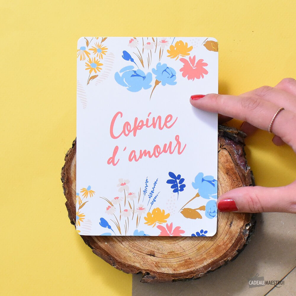 Carte Copine d'Amour - Carte Anniversaire CadoMaestro