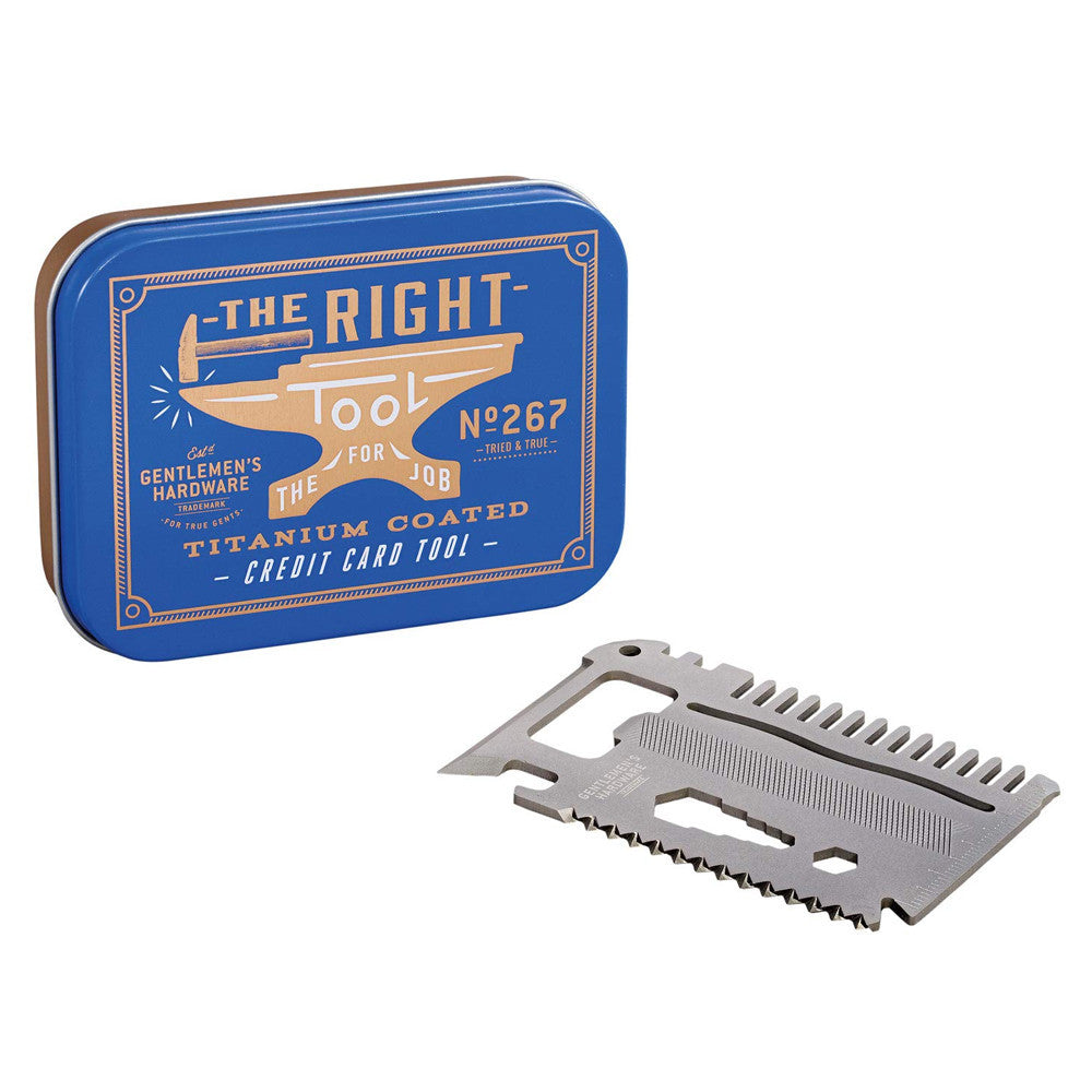 Carte de Crédit Multi-Outils Titane - Coffret Cadeau Homme