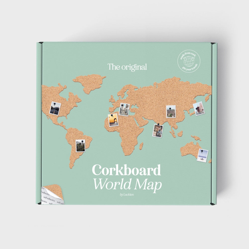 Carte du Monde Découpée en Liège - Carte du Monde Luckies