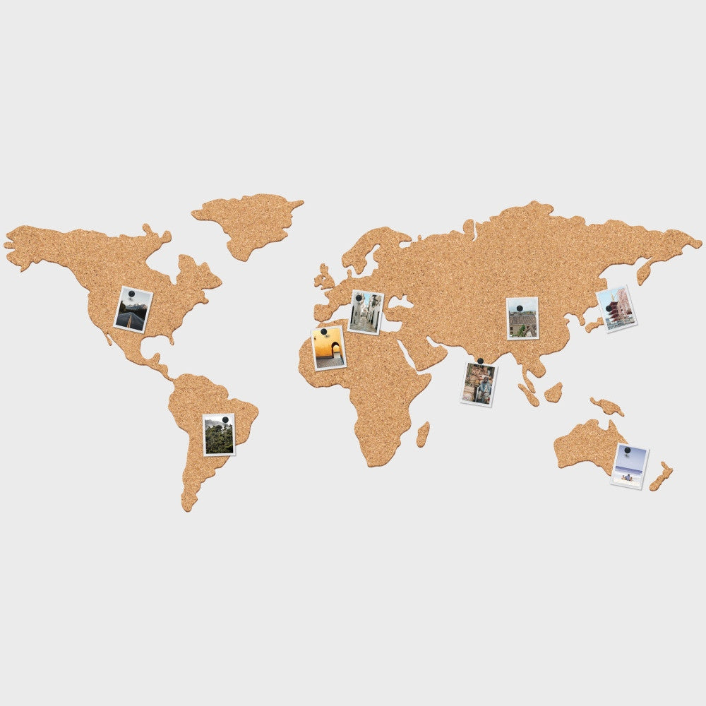 Carte du Monde Découpée en Liège - Carte du Monde Luckies