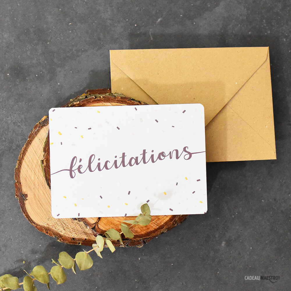 Carte Félicitations - Carte Anniversaire