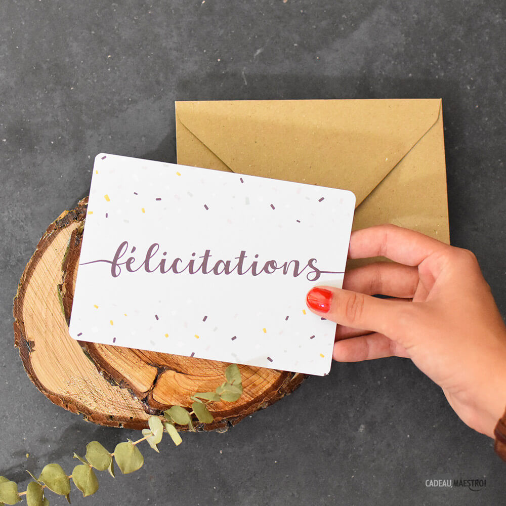 Carte Félicitations - Carte Anniversaire CadoMaestro