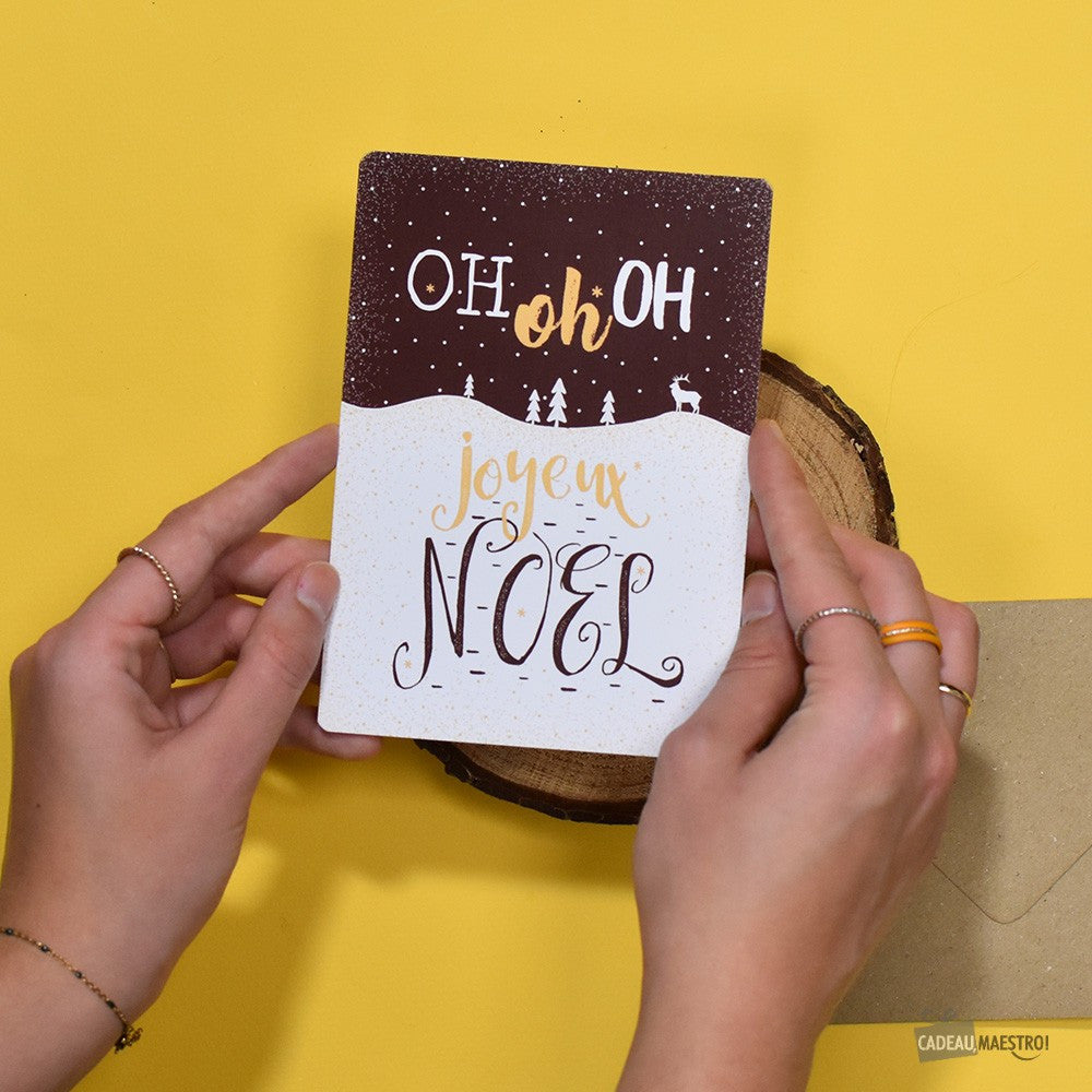 Carte Joyeux Noël - Carte Anniversaire