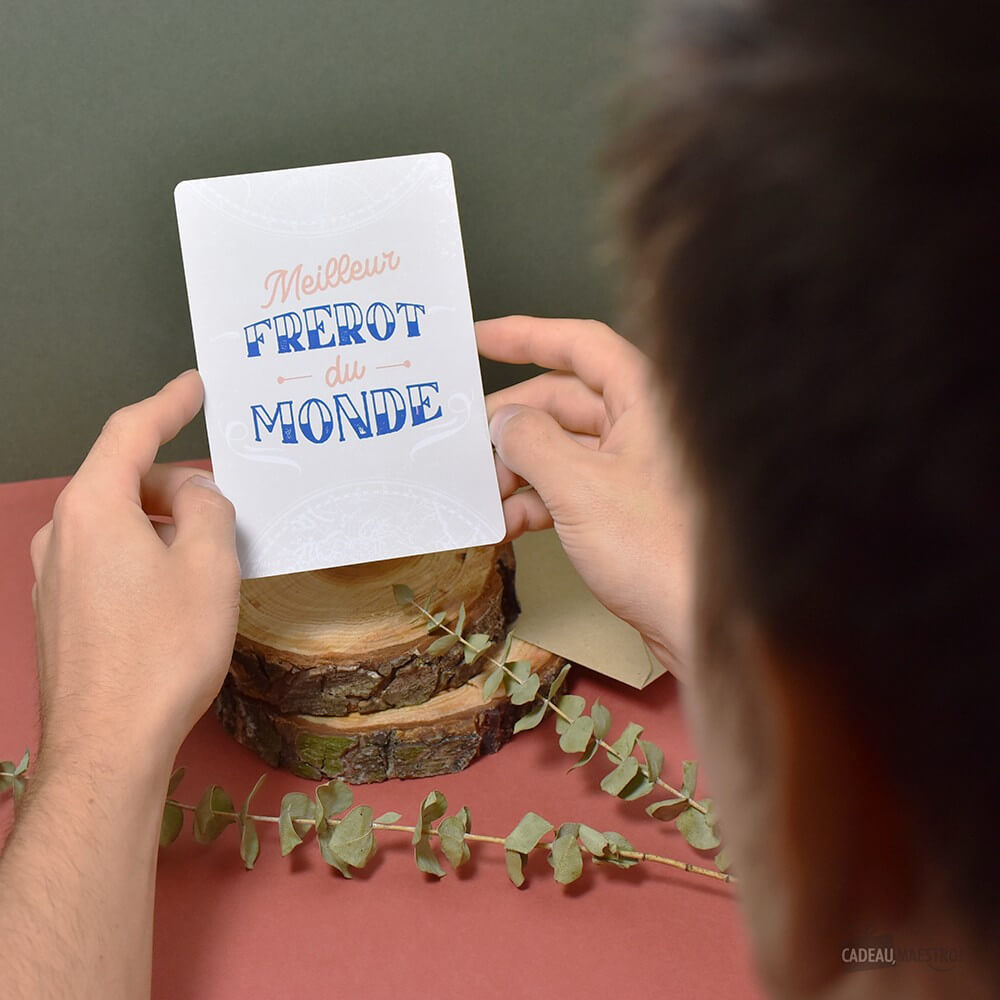 Carte Meilleur Frérot - Carte Anniversaire CadoMaestro