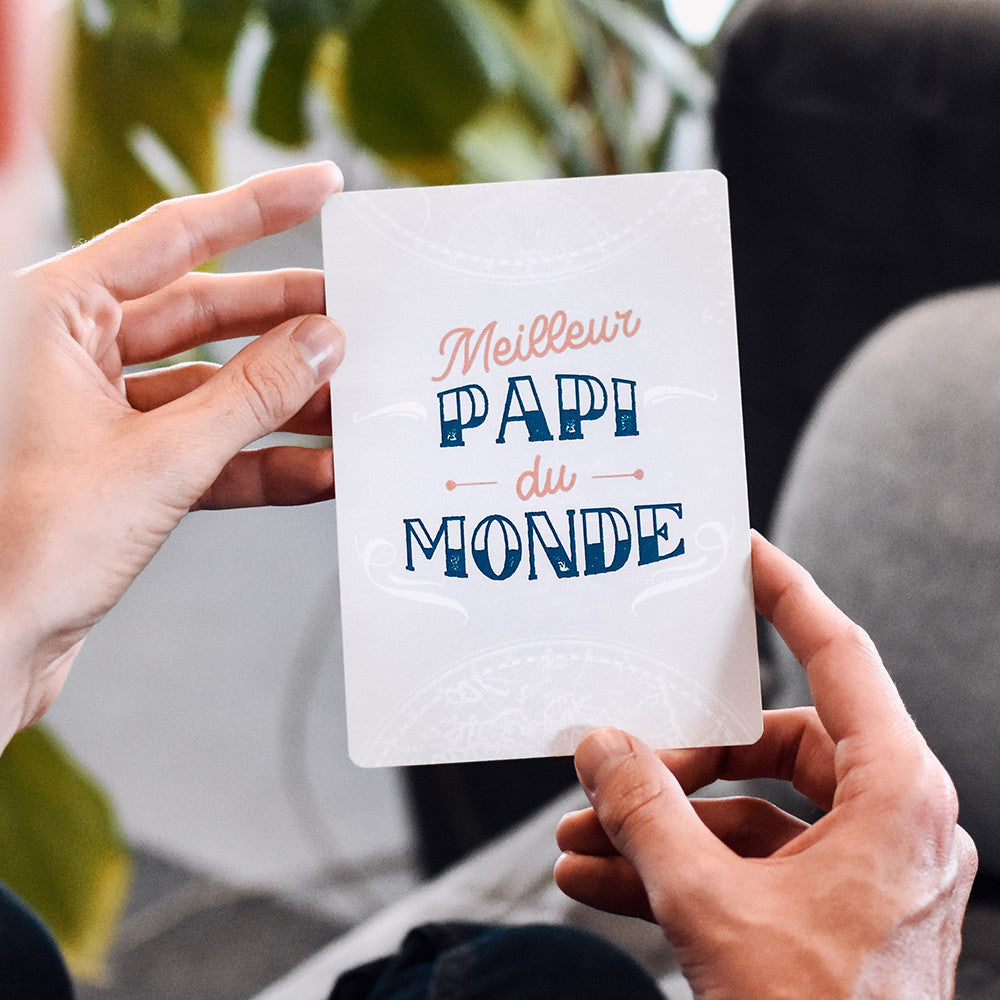 Carte Meilleur Papi - Carte Anniversaire