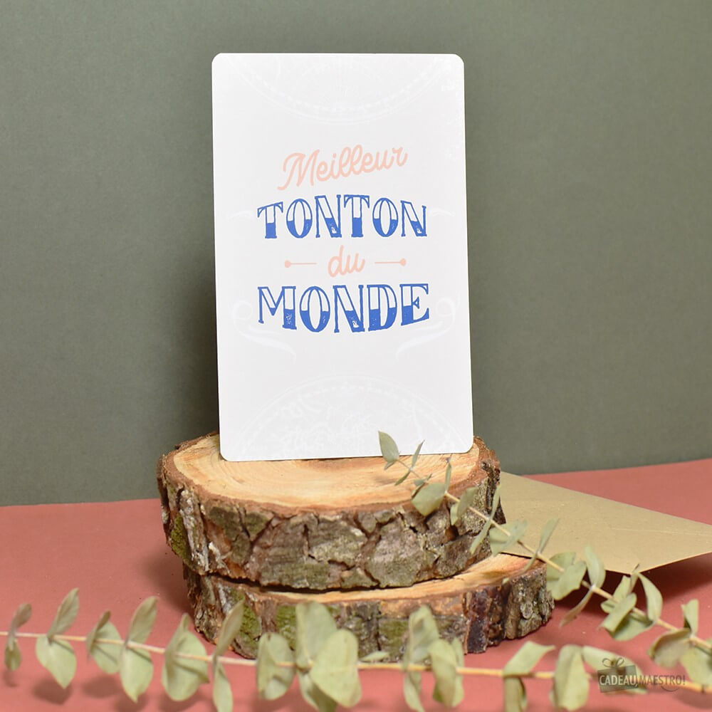 Carte Meilleur Tonton - Carte Anniversaire