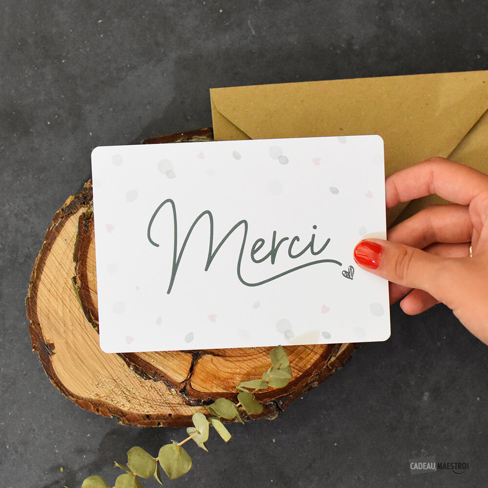 Carte Merci - Carte Anniversaire CadoMaestro