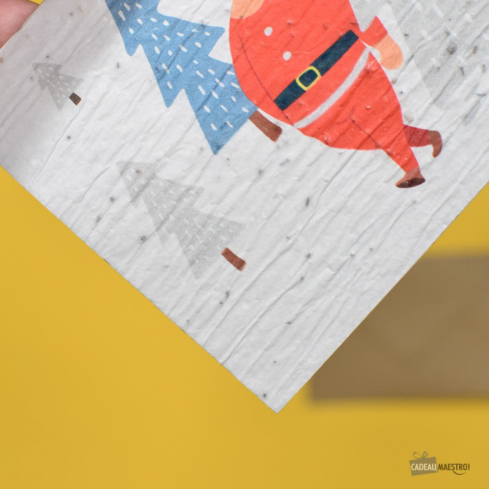 Carte à Planter "Ho Ho Ho" - Carte Anniversaire CadoMaestro