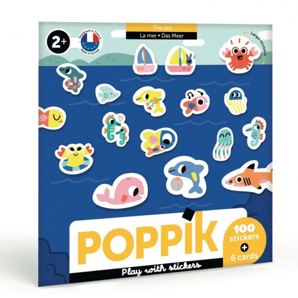 Cartes et stickers animaux de la mer multi-coloured