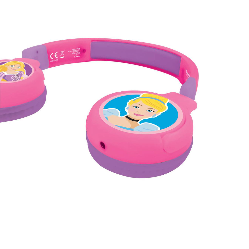 Casque 2 en 1 Disney princesse Bluetooth et filaire avec limitation de son multicolore
