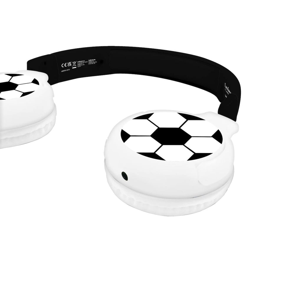 Casque 2 en 1 football Bluetooth et filaire avec limitation de son multicolore