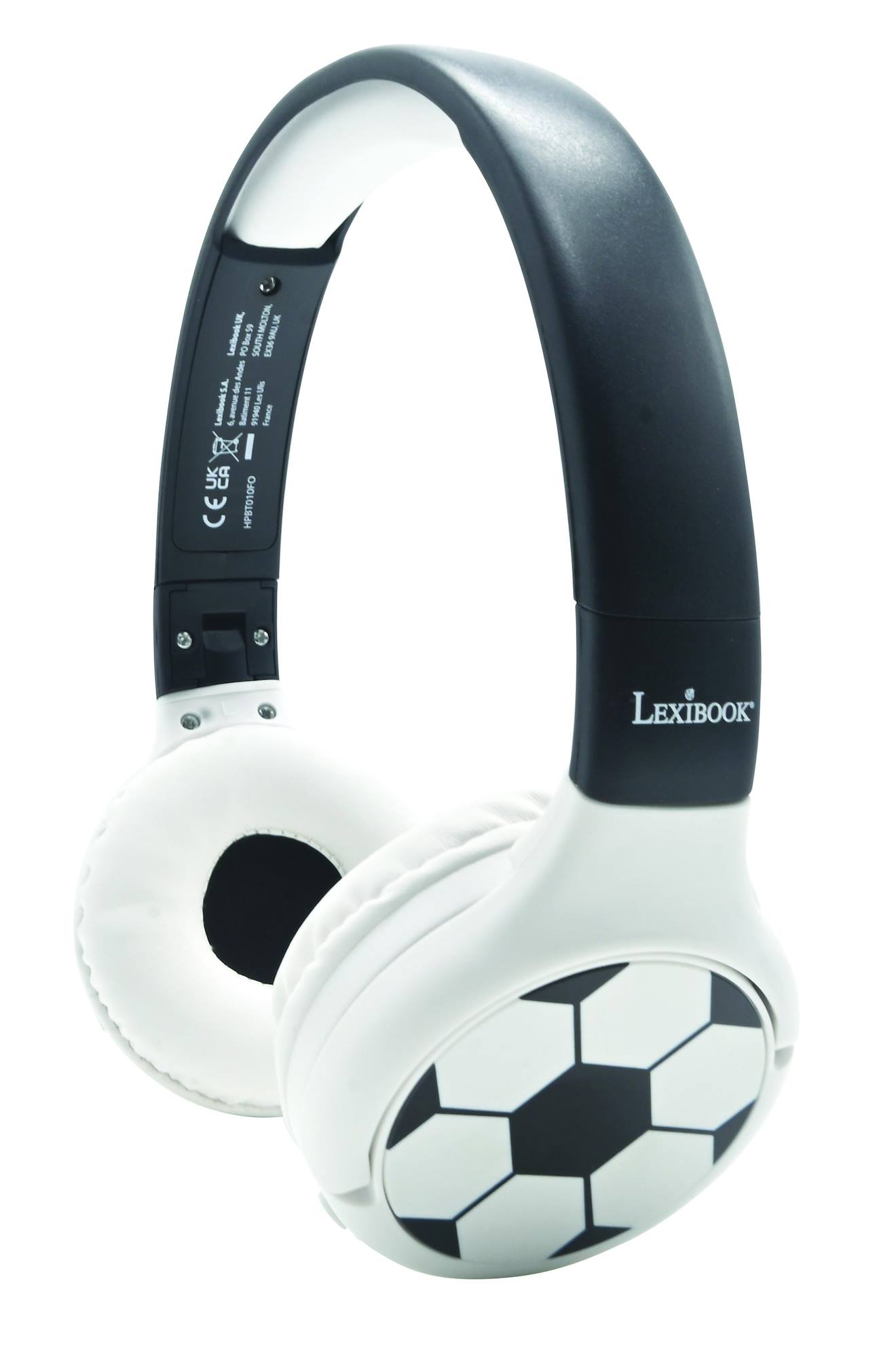 Casque 2 en 1 football Bluetooth et filaire avec limitation de son multicolore