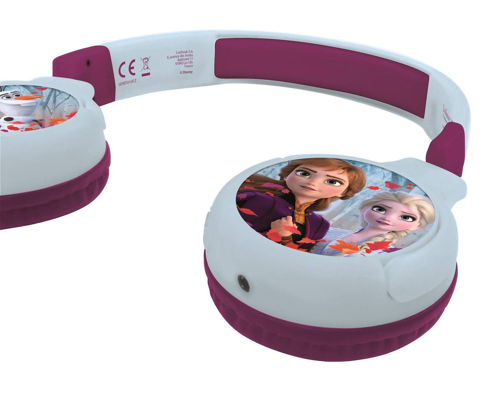 Casque 2 en 1 La Reine des Neiges Bluetooth et filaire avec limitation de son multicolore