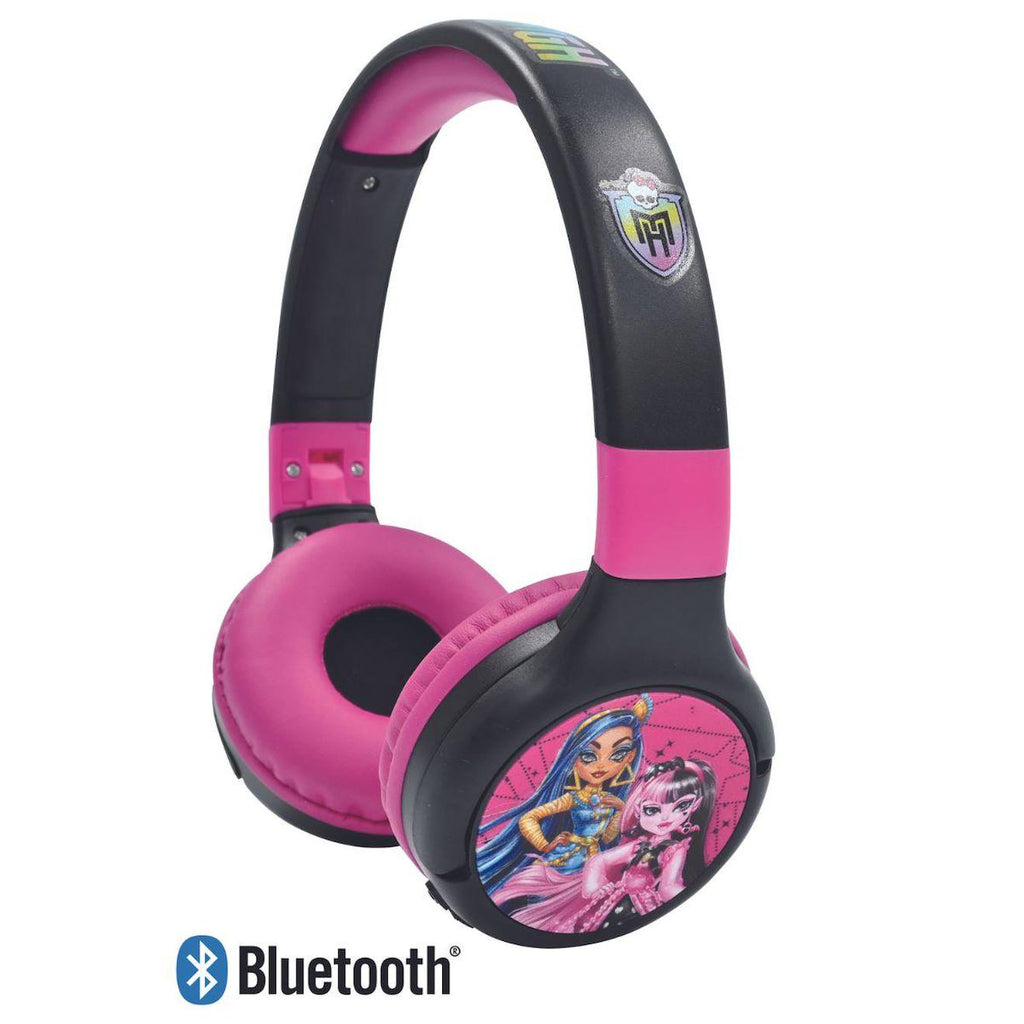 Casque 2 en 1 monster high Bluetooth et filaire avec limitation de son multicolore