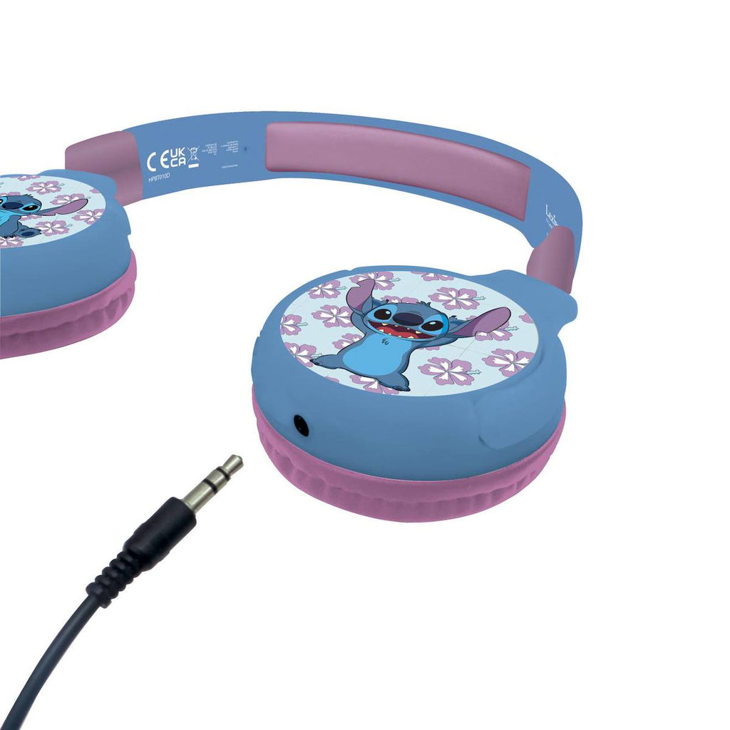 Casque 2 en 1 Stitch Bluetooth et filaire avec limitation de son multicolore