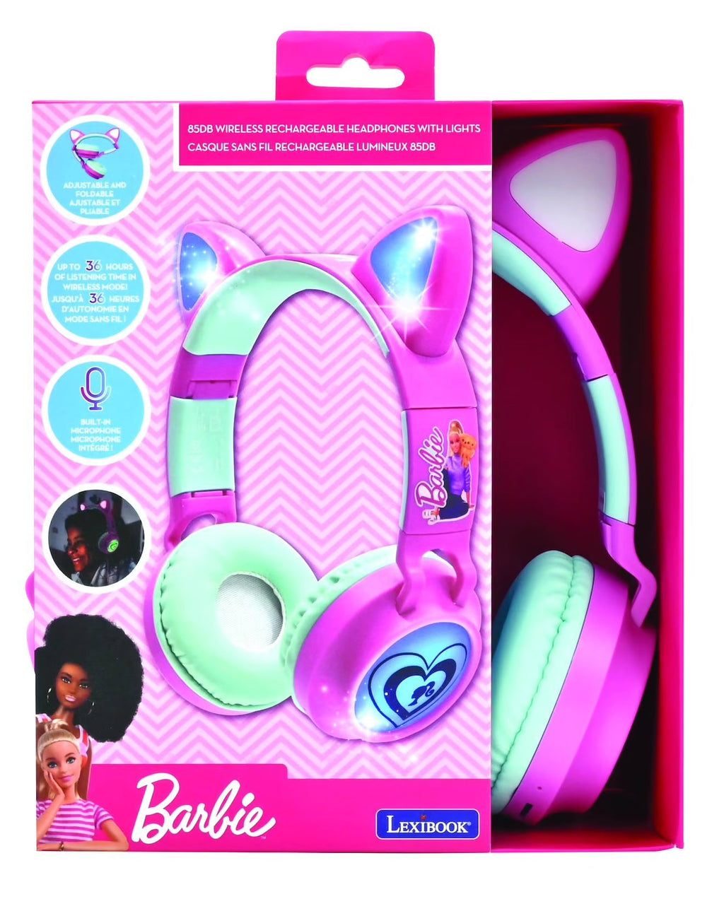Casque audio Barbie Bluetooth et filaire Lexibook Lexibook