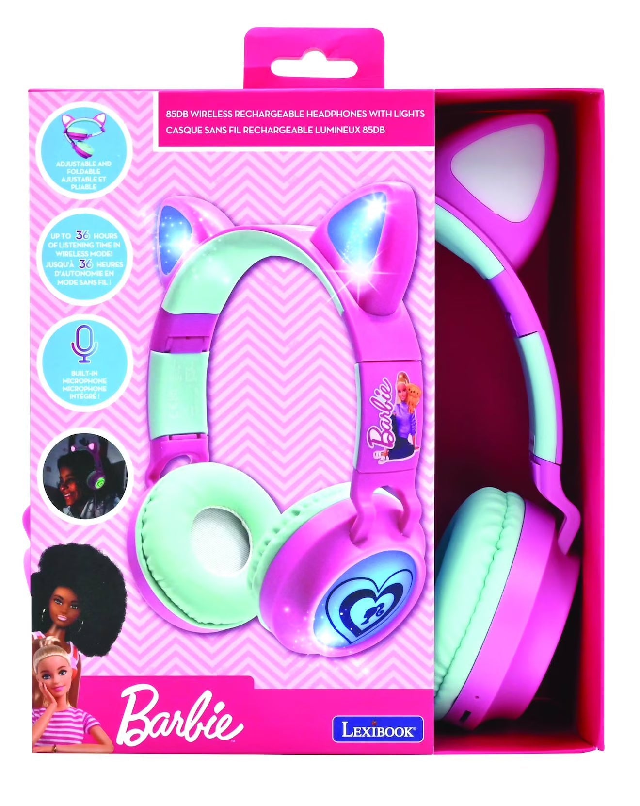 Casque audio Barbie Bluetooth et filaire Lexibook Lexibook