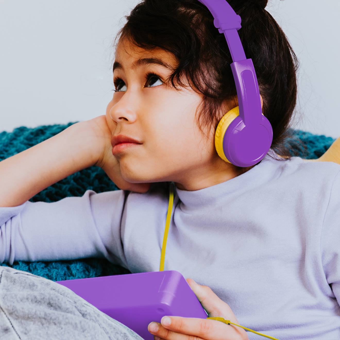 Casque audio - compatible avec ma fabrique à histoires - pour enfants dès 3 ans violet