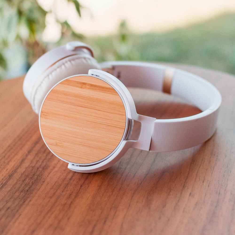 Casque Bluetooth Bambou Prénom à Personnaliser - Objet Connecté