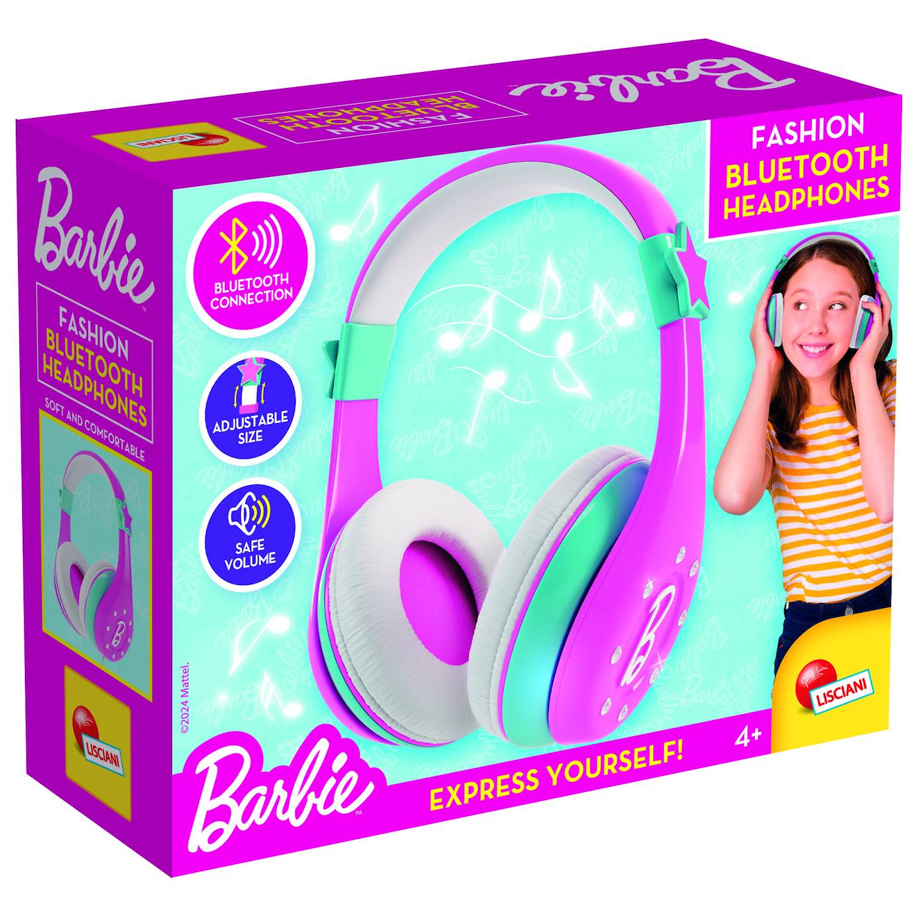 Casque Bluetooth Barbie multicolore