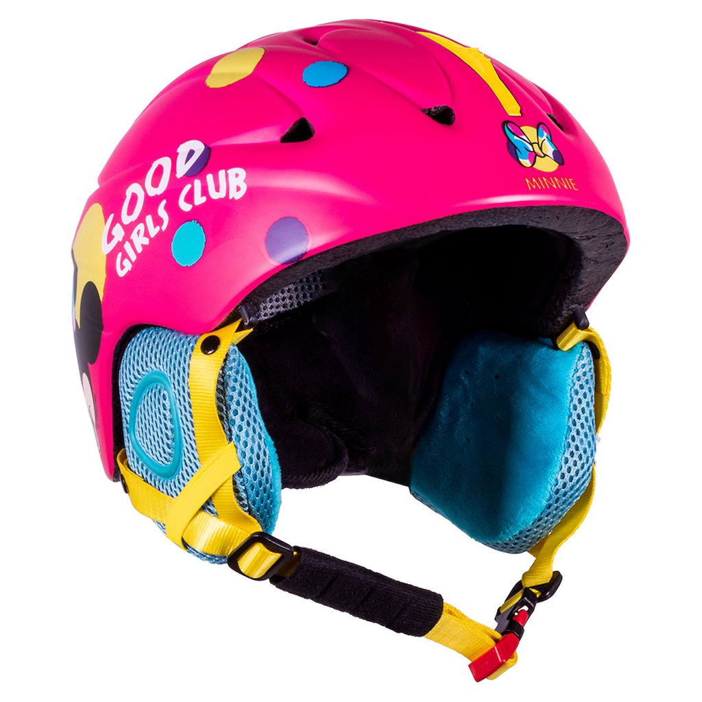 Casque de ski enfant Minnie rose/turquoise/jaune