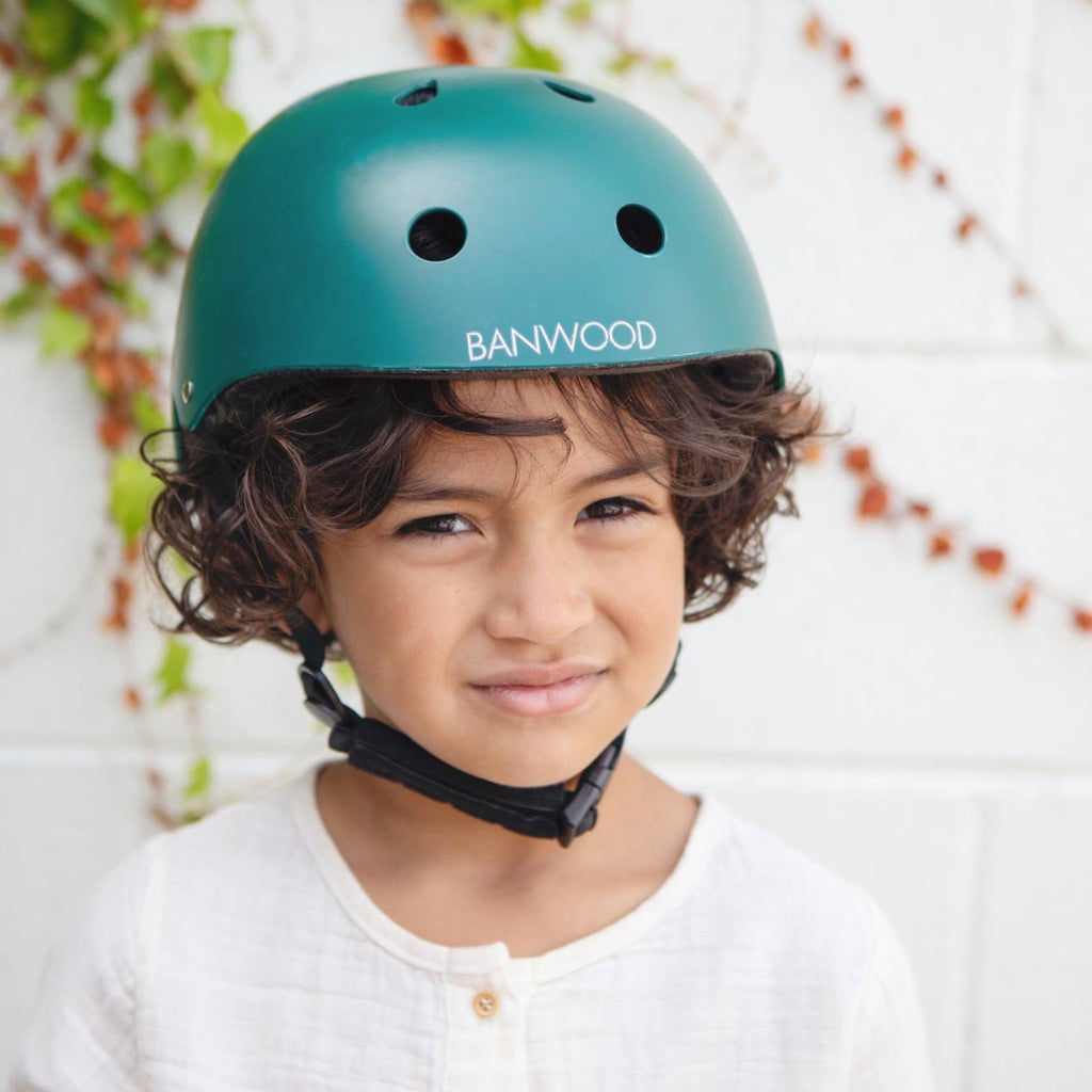 Casque de vélo abs pour enfants de 3 à 7 ans protection vert foncé