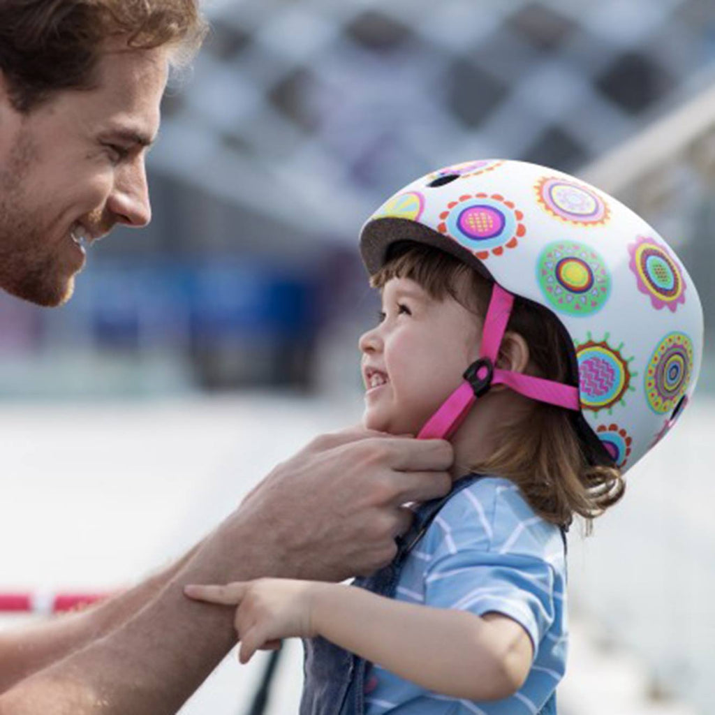 Casque doodle dots pois - taille s