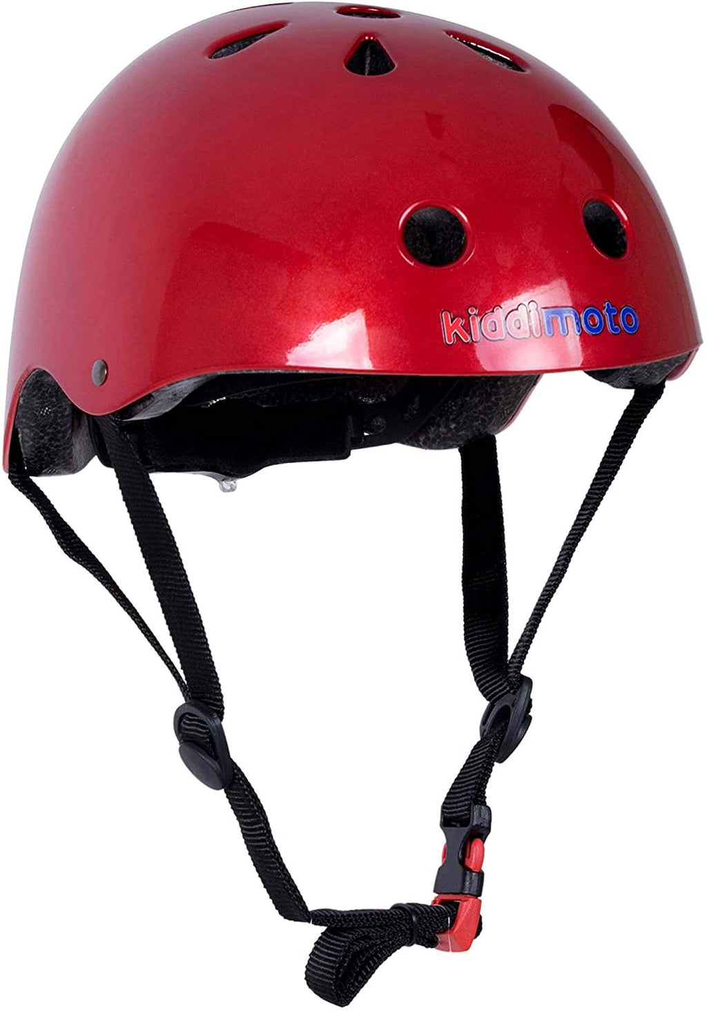 Casque enfant metallic red small rouge
