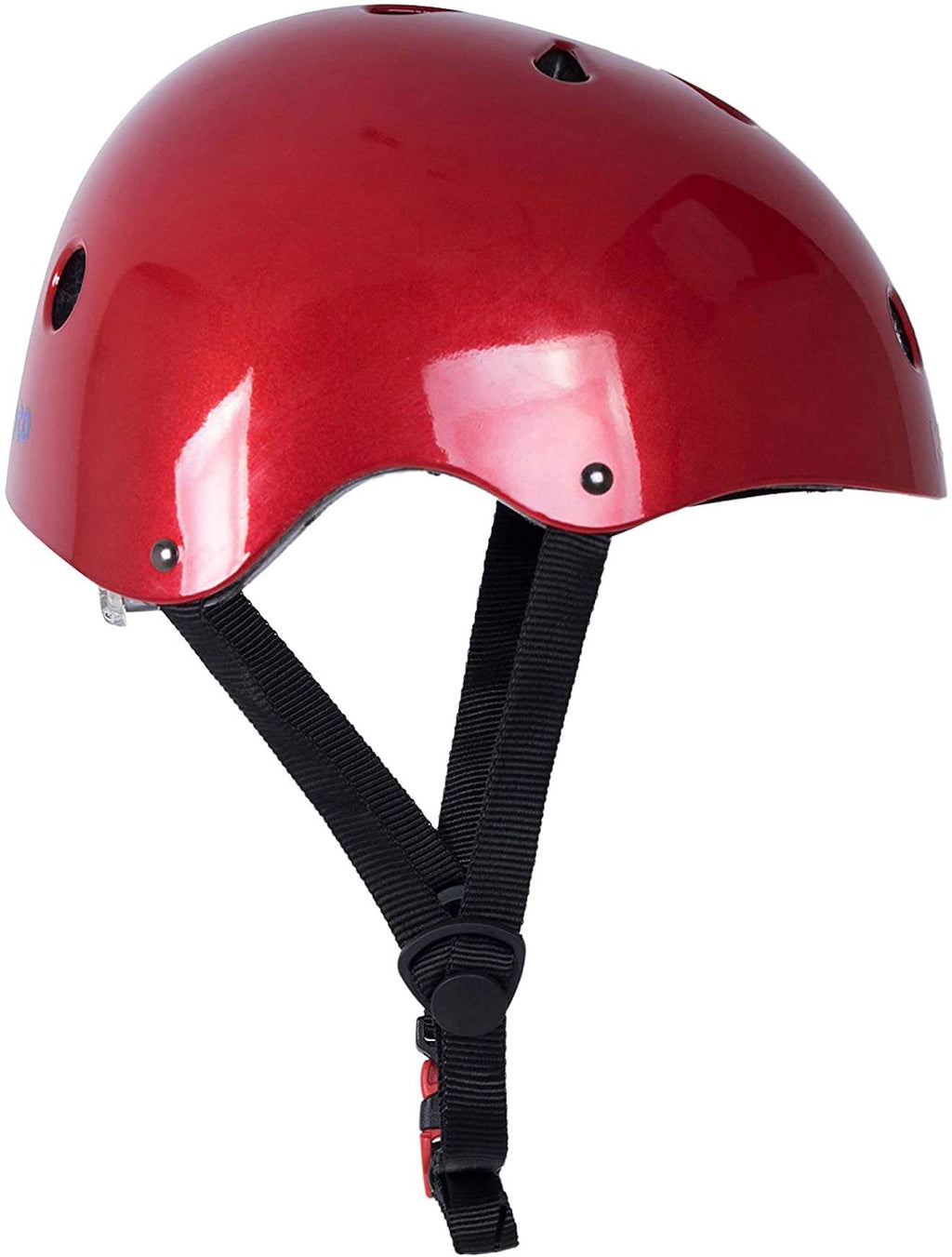 Casque enfant metallic red small rouge