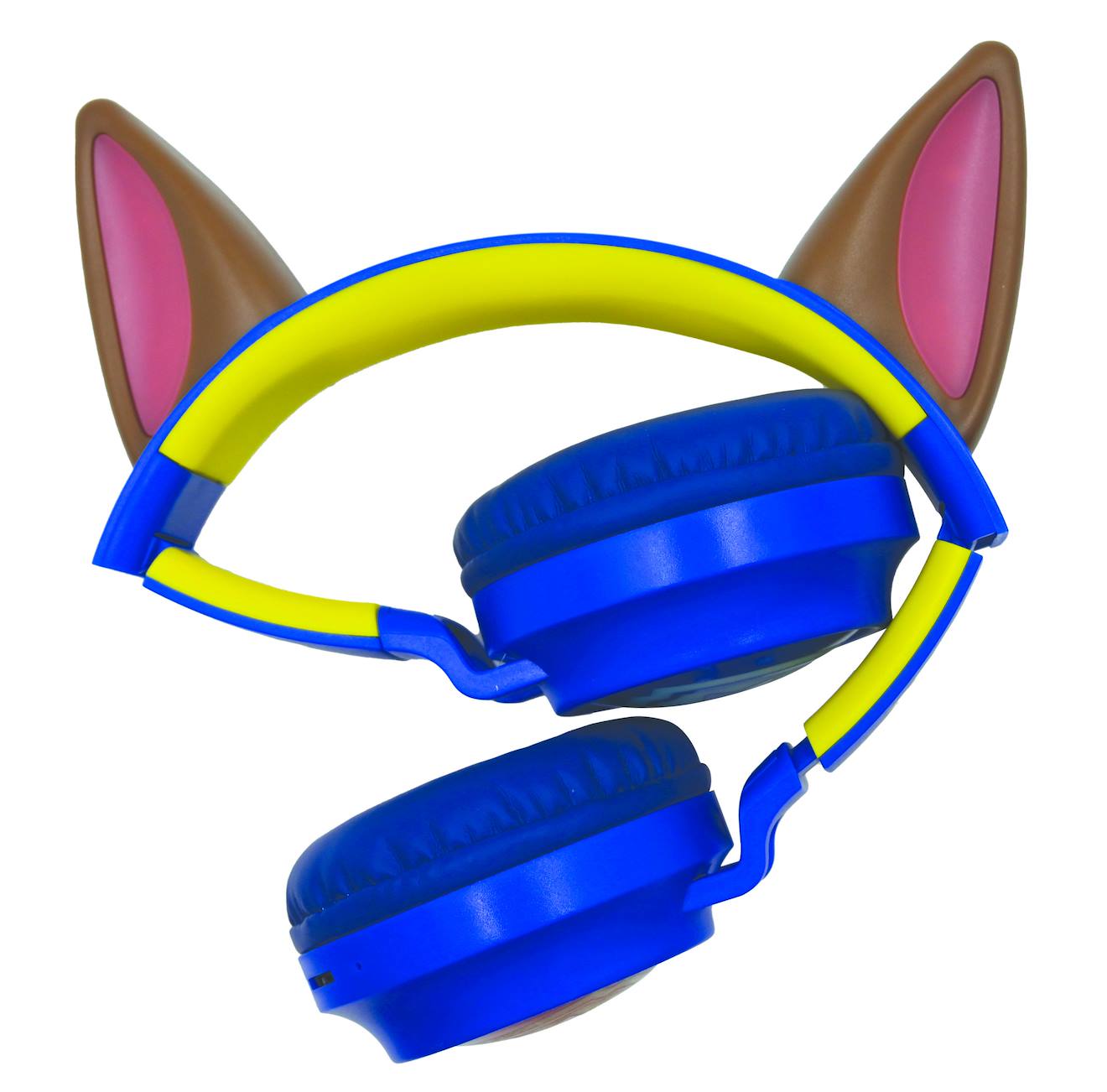Casque lumineux pliable Bluetooth et filaire chase de la pat' patroulle avec limitation du volume multicolore
