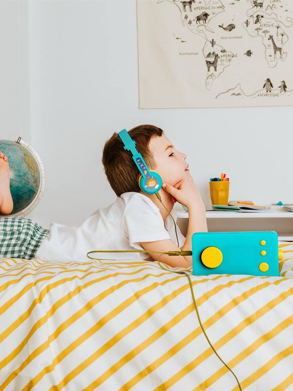 Casque octave Lunii vert