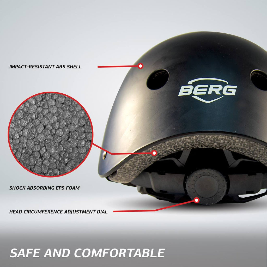 Casque taille m pour draisienne trottinette et kart à pédales noir