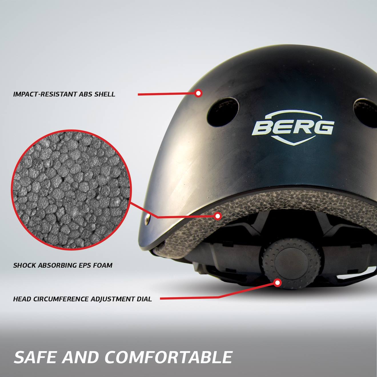 Casque taille m pour draisienne trottinette et kart à pédales noir