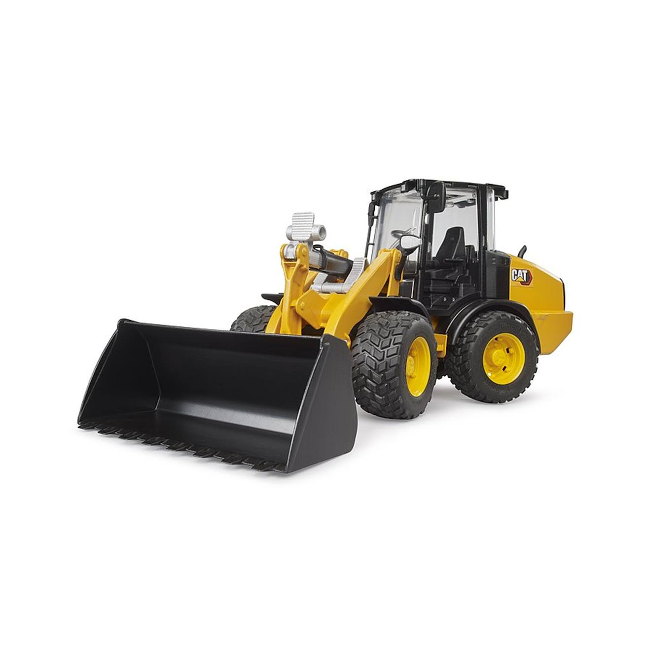 Cat chargeuse à roues articulée compacte jaune