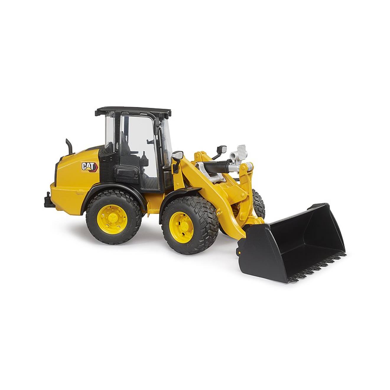 Cat chargeuse à roues articulée compacte jaune