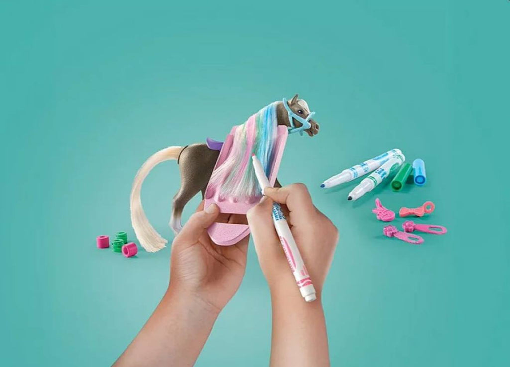 Cavalière avec crinière à colorier 71640 multicolore