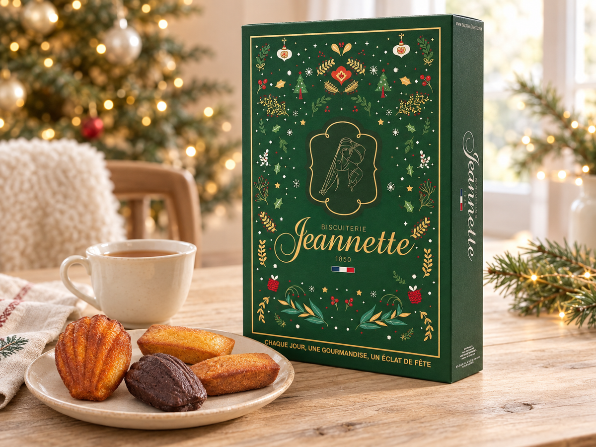 Calendrier de l'Avent Madeleines et Douceurs Artisanales Biscuiterie Jeannette 2026