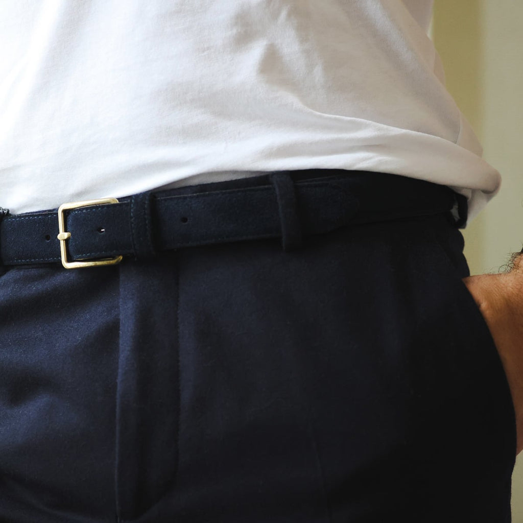 Ceinture en cuir suédé – L’élégance italienne au quotidien