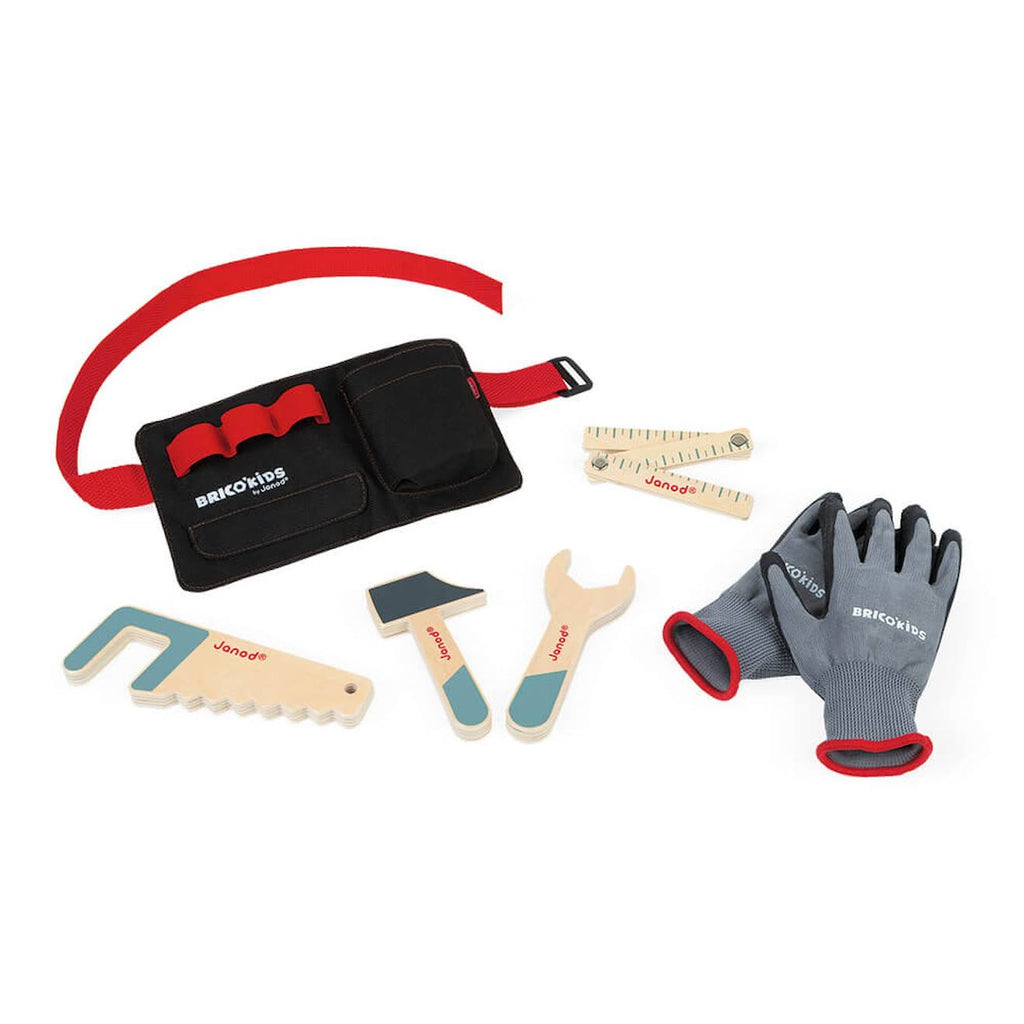 Ceinture outils et gants noir