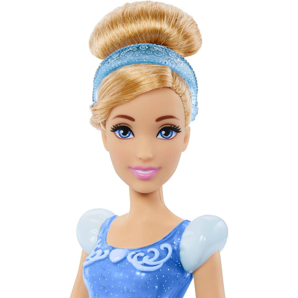 Cendrillon articulée avec tenue scintillante et accessoires bleu