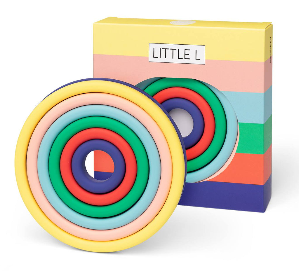 Cercles colorés en silicone jaune